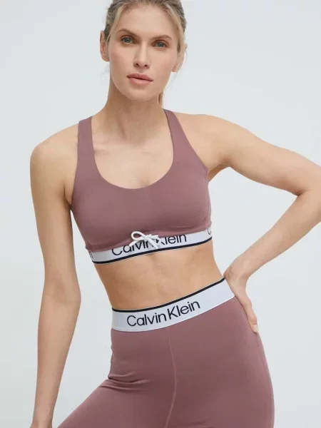 Спортен сутиен Calvin Klein Performance розово