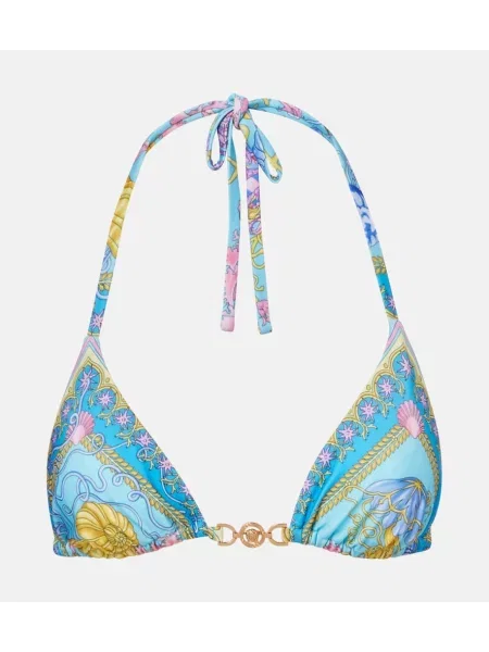 Bikini Versace cu imagine albastru