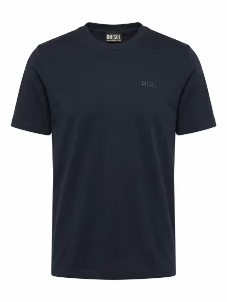 DIESEL Tricou T-JUST bleumarin