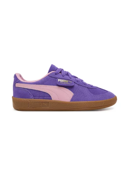Детски кожени маратонки Puma Palermo кафяво