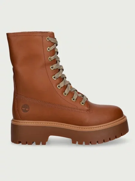 Timberland členkové čižmy dámske kožené Stone Street hnedá