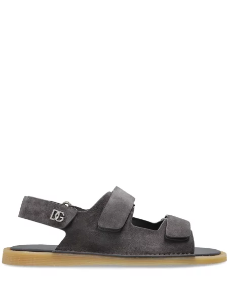 Sandale Dolce & Gabbana din piele gri