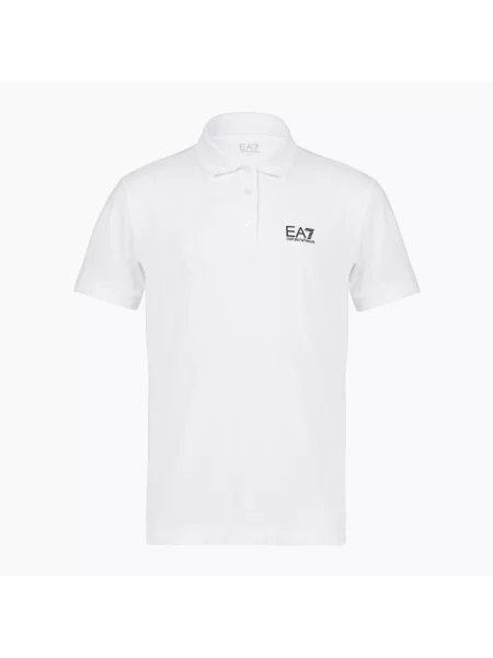 Emporio Armani polo tričko pánske s elastanom biela