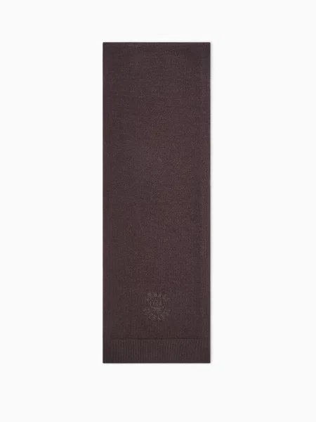 Шарф Armani Exchange коричневый