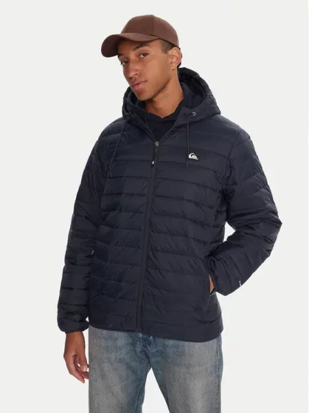 Kurtka z kapturem Quiksilver Scaly granatowy S niebieska