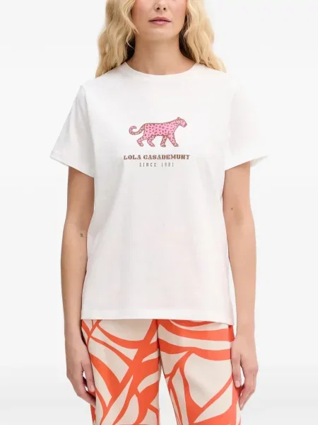Tricou Lola_casademunt cu imagine alb
