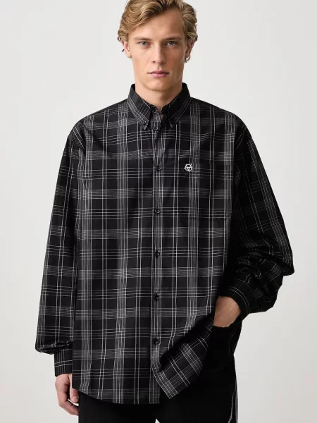Vetements Metal Logo cămașă din pentru bărbați