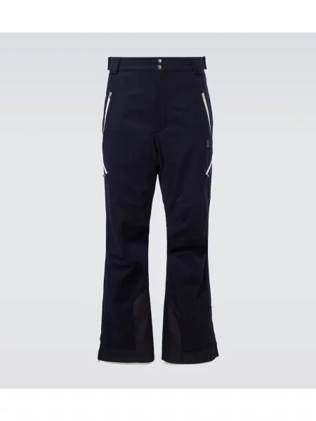 Vlněné lyže tepláky Brunello Cucinelli modré