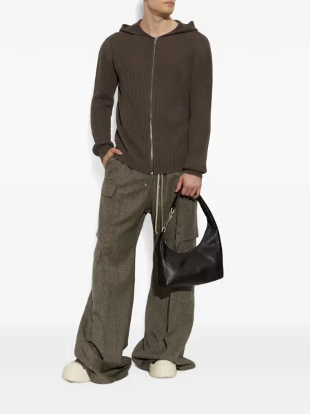 Cardigan Rick Owens de lână maro