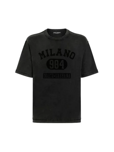 Koszulka Dolce And Gabbana z logo czarna