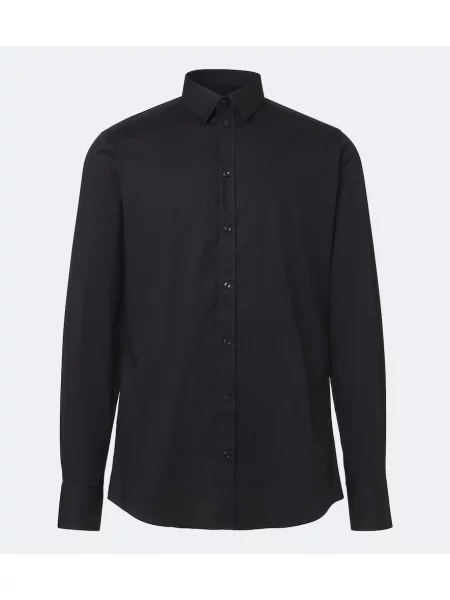Cămașă Dolce&gabbana din poplin negru