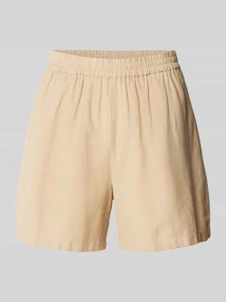 Szorty w jednolitym kolorze model ‘MILANO’ Pieces beżowe