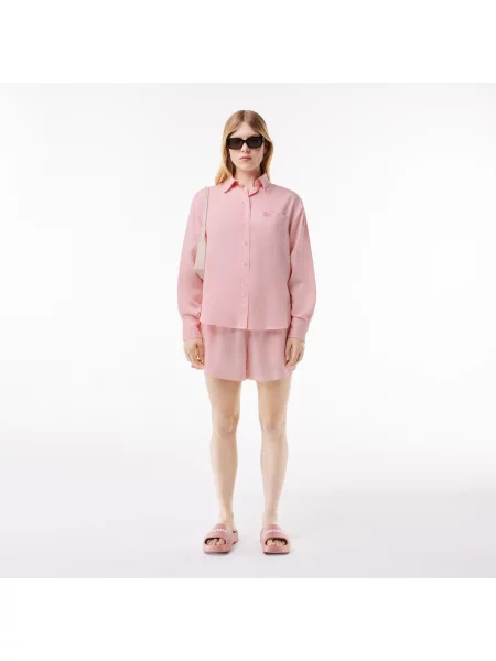 Рубашка Lacoste голубая