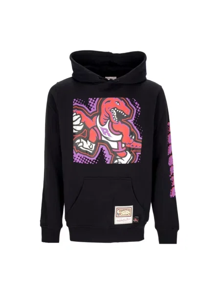 Bluza z kapturem Mitchell & Ness czarna