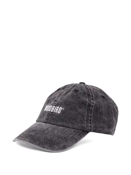 Șapcă Woodbird cu broderie gri