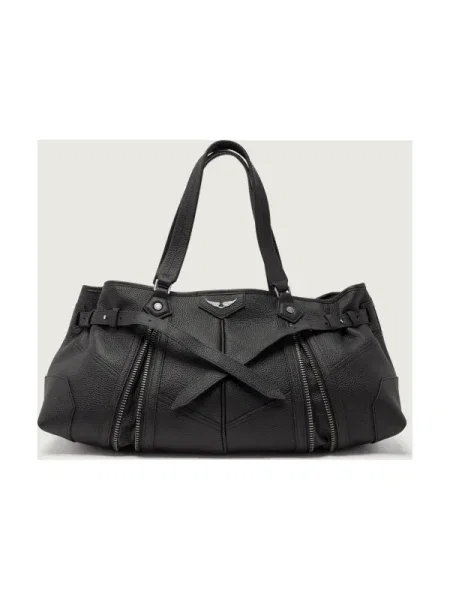 Geantă shopper Zadig&voltaire din piele negru