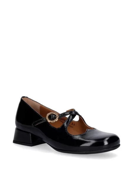 Pantofi cu toc Fly London cu cataramă negru