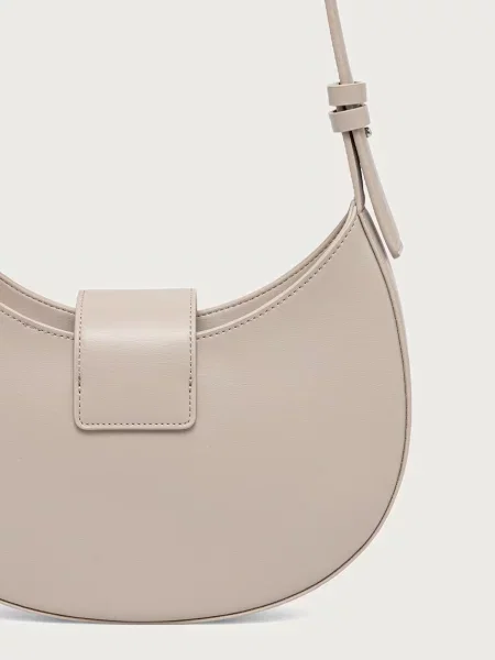 Кожаная сумка хобо Armani Exchange