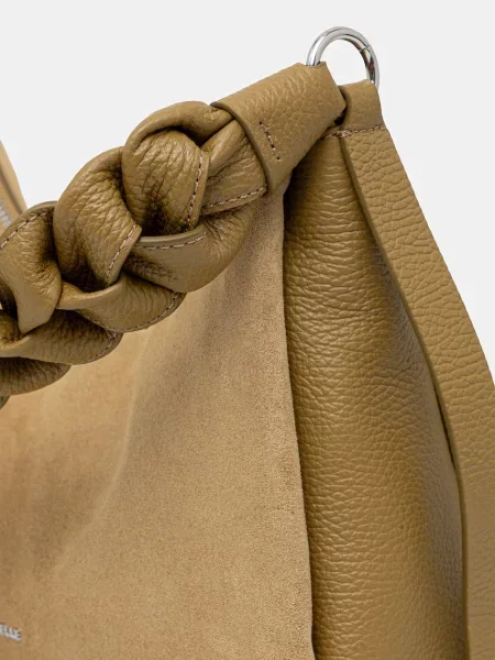Coccinelle női velúrbőr hobo táska BOHEME SUEDE BIMATERIAL