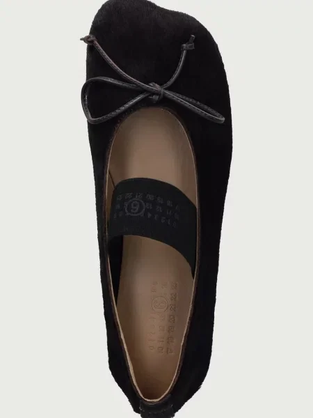 Кожаные балетки Mm6 Maison Margiela