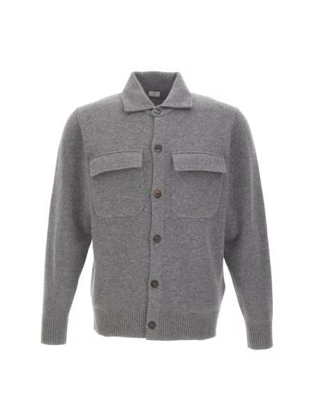 Sweter Eleventy z kaszmiru szary