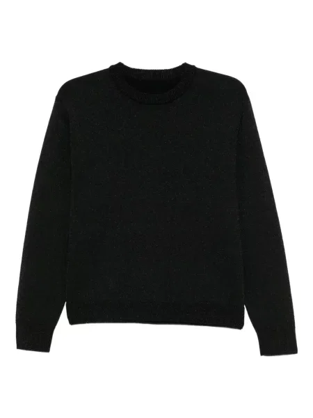 Pulover Cynthia Rowley cu decolteu rotund negru