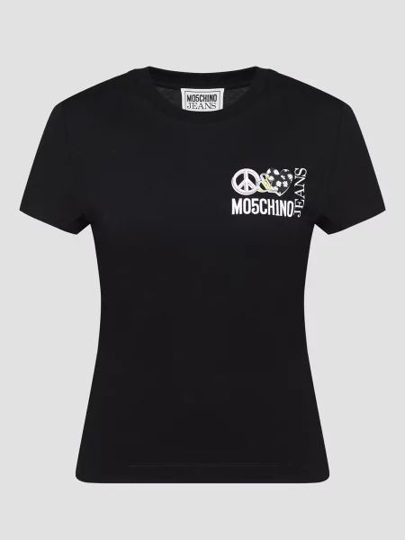 Футболка Moschino черная