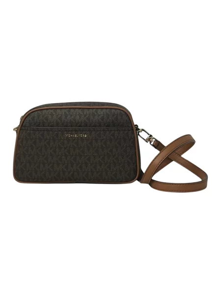 Michael Kors Torebki Kobieta ONE SIZE Skóra Listonoszka z powlekanej drukowanej tkaniny brązowy