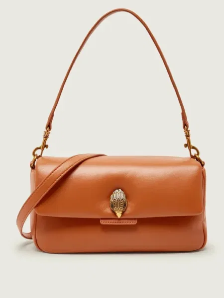 Kurt Geiger London geantă pentru femei din piele Oxford maro
