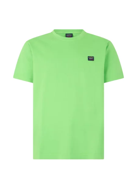 Scurt tricou Paul & Shark cu autograf verde