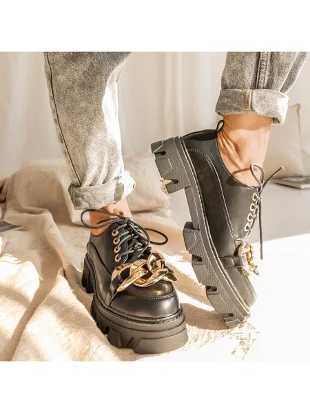 Мокасини Resti без ток черно