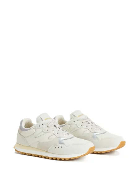Fűzős szarvasbőr sneaker Woolrich