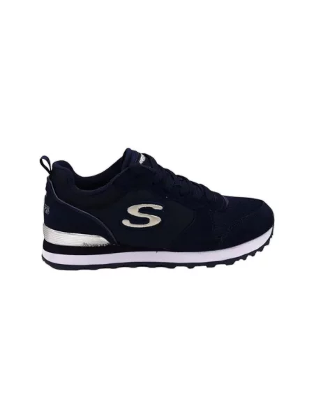 Sneakerși Skechers albastru