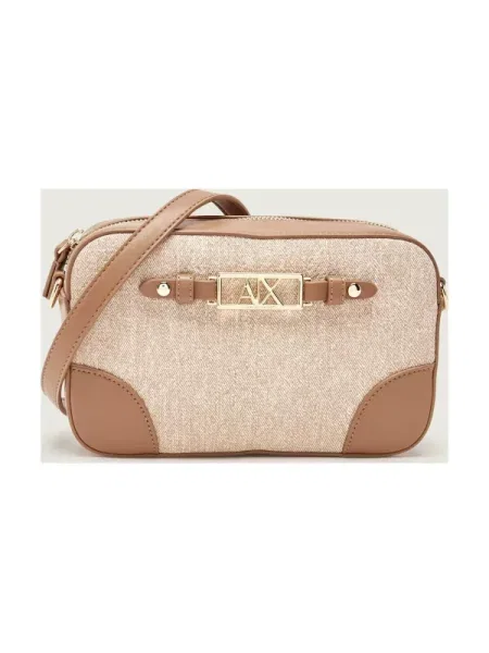 Armani Exchange Geantă poștaș bej