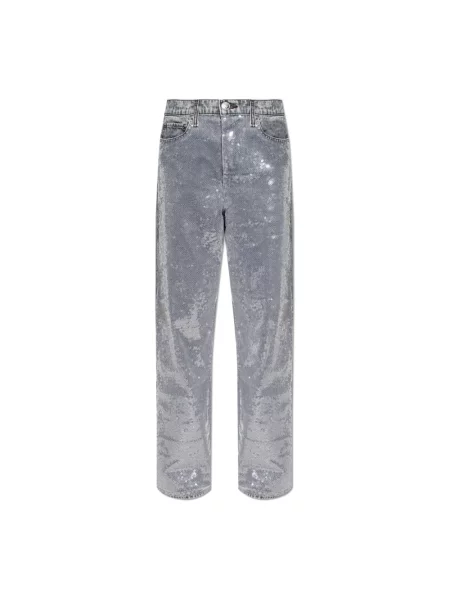 Jeansy Rag & Bone z cekinami szare