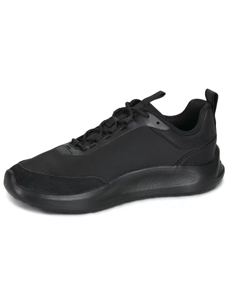Pánske topánky Calvin Klein Light Eva Runn Essential Laceup Suede triple black čierna
