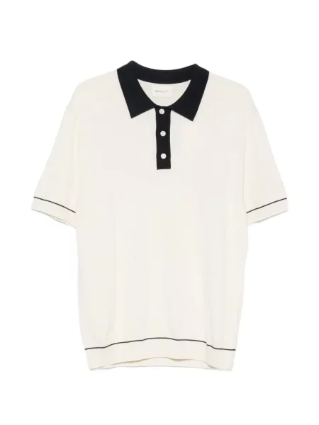 Gulerat scurt tricou polo Gant