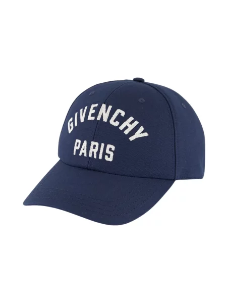 Czapka z daszkiem Givenchy z logo niebieska