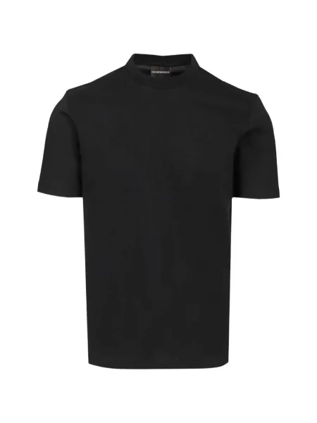 Tricou Emporio Armani cu broderie albastru