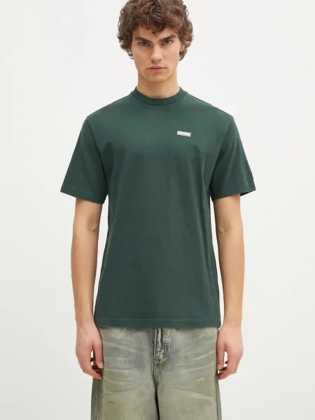 Butter Goods t-shirt Basic Tee gładki zielony