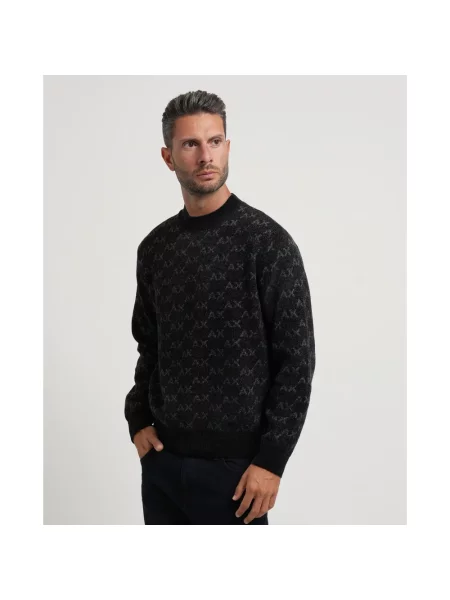 Sweter Armani Exchange czarny