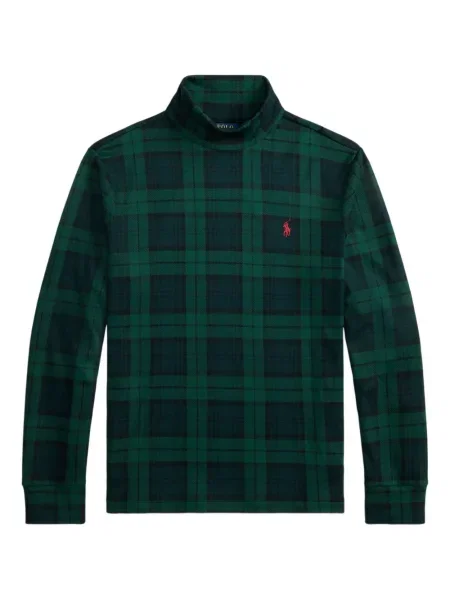Μικρός κασκέτο Polo Ralph Lauren με χαμηλή μέση υφαίνω διαγωνίως πράσινο