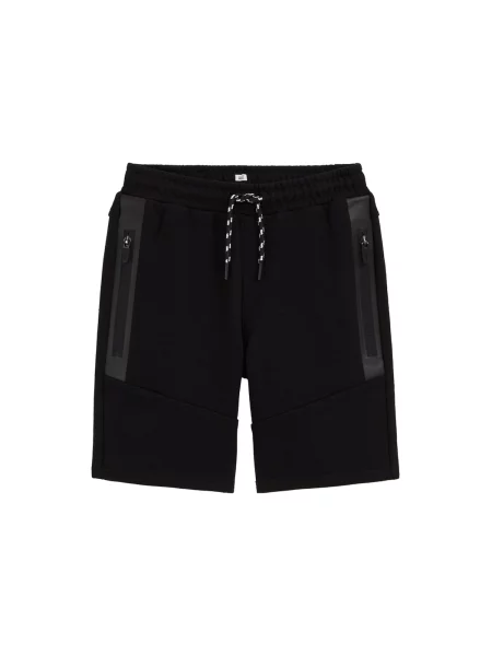 WE Fashion Pantaloni negru alb