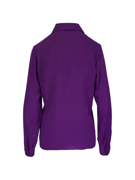 Cămașă Michael Kors de mătase violet