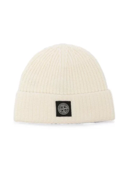 Czapka Stone Island z kamieniami beżowa