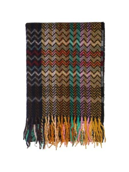 Šal Goia na rese crna