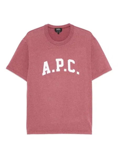 Tricou A.p.c. cu imagine roz