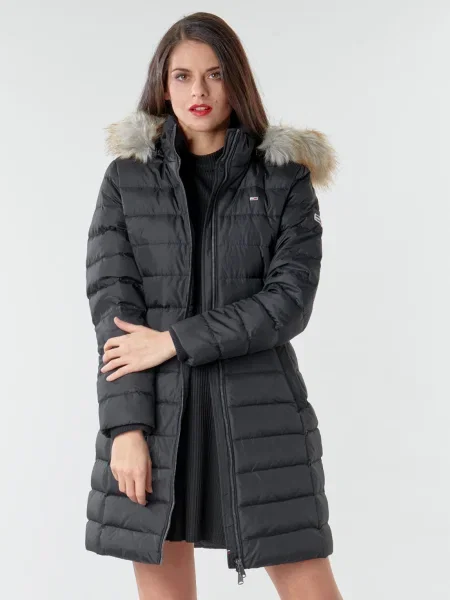 Kabát Tommy Jeans s kapucňou