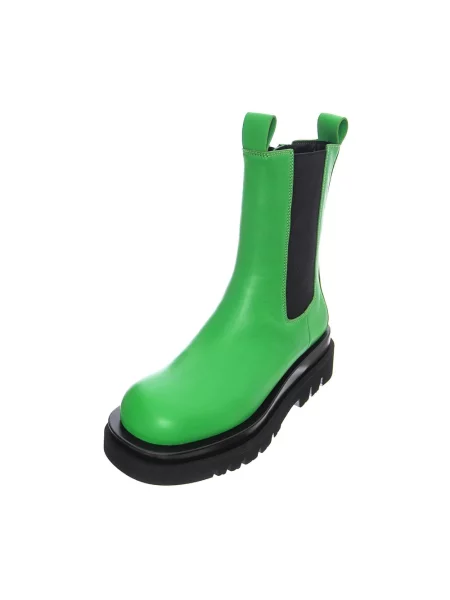 Sztyblety Jeffrey Campbell skórzane zielone
