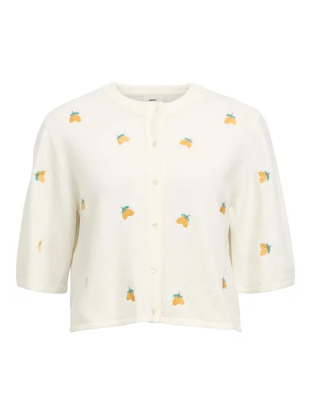 OBJECT Geacă tricotată Thess galben / verde alb